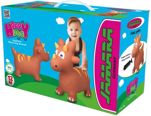 Dino Saltarin Correpasillos - Juguete Infantil Marron